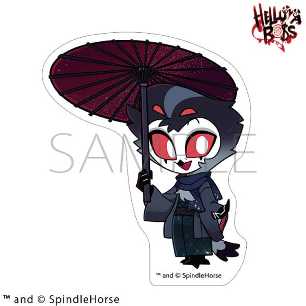 (Goods - Sticker) Helluva Boss Sticker / Stolas Kimono Chibi