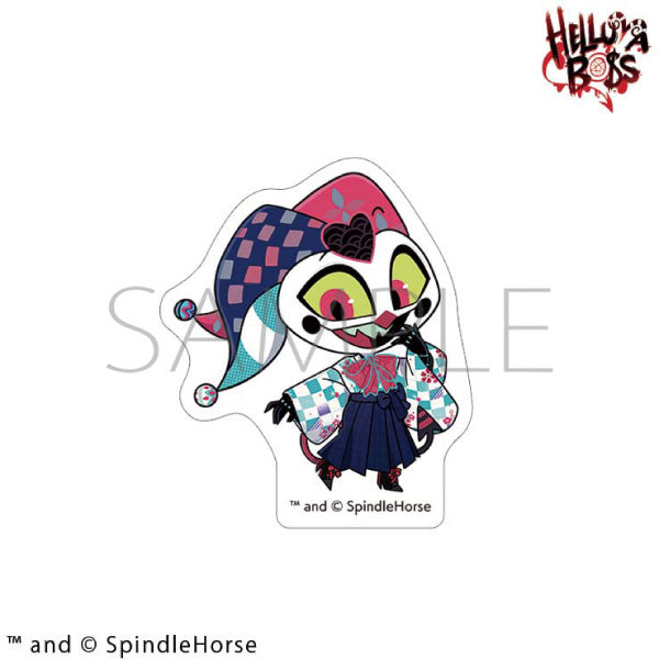 (Goods - Sticker) Helluva Boss Sticker / Fizzarolli Kimono Chibi