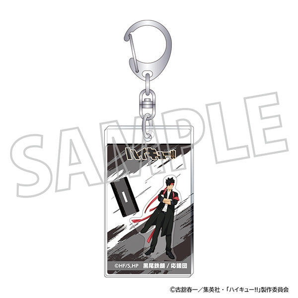 (Goods - Key Chain) Haikyu!! Miniature Acrylic Stand Style Key Chain - Tetsuro Kuroo