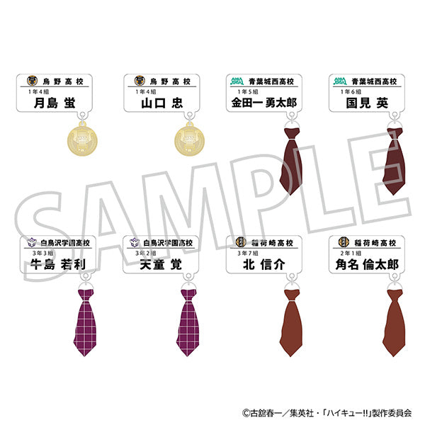 (Goods - Badge) Haikyu!! Name Badge W/Charm Collection / vol. 2 (Blind Box -Single)