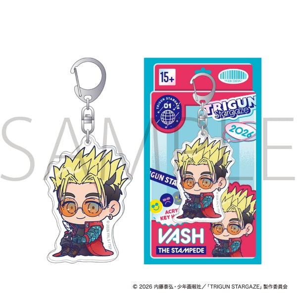(Goods - Keychain) TRIGUN STARGAZE Acrylic Keychain - Vash (Chibi)