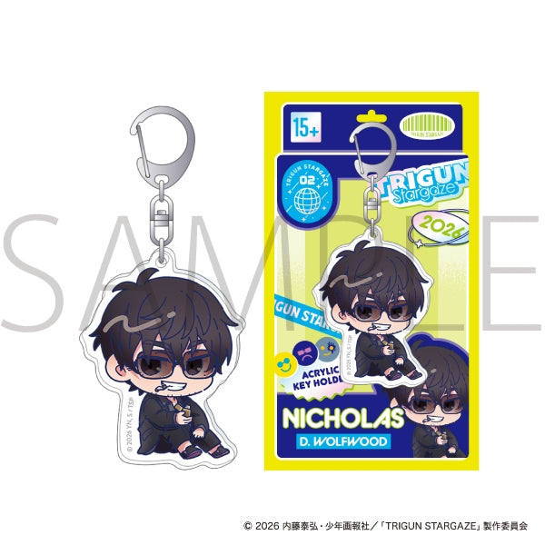 (Goods - Keychain) TRIGUN STARGAZE Acrylic Keychain - Nicholas (Chibi)