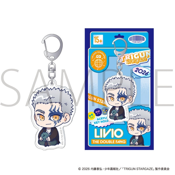 (Goods - Keychain) TRIGUN STARGAZE Acrylic Keychain - Livio (Chibi)