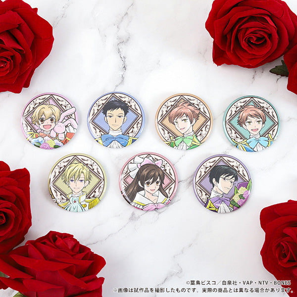 (Goods - Badge) Ouran High School Host Club Bouquet For You! Trading Button Badge (Blind Box -Single)
