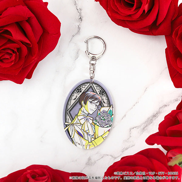 (Goods - Keychain) Ouran High School Host Club Bouquet For You! Acrylic Keychain Kyoya Otori