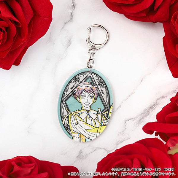 (Goods - Keychain) Ouran High School Host Club Bouquet For You! Acrylic Keychain Hikaru Hitachiin