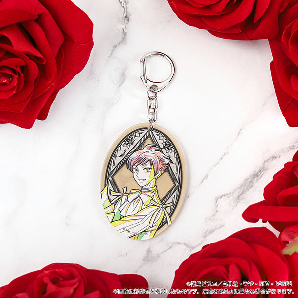 (Goods - Keychain) Ouran High School Host Club Bouquet For You! Acrylic Keychain Kaoru Hitachiin