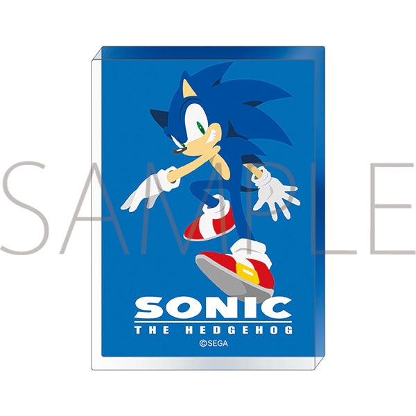 (Goods - Acrylic Block) Sonic X Noble Art Sonic