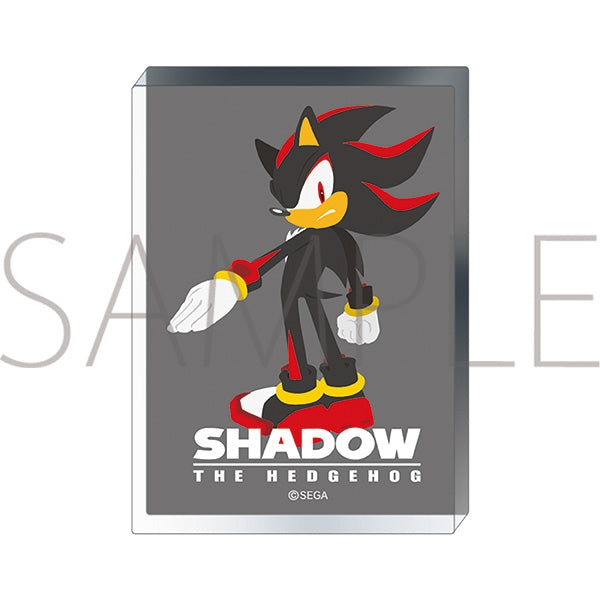 (Goods - Acrylic Block) Sonic X Noble Art Shadow