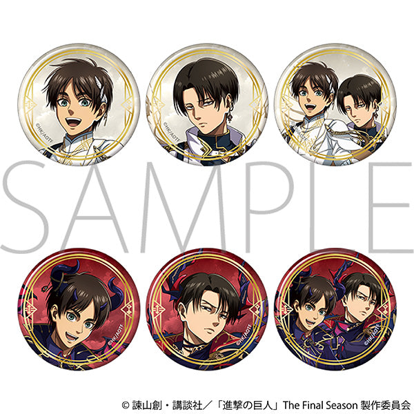 (Goods - Badge) Attack on Titan Foil Stamped Chara Badge Collection / Angel and Devil (Blind Box -Single)
