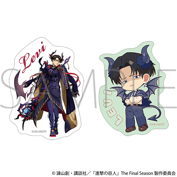 (Goods - Sticker) Attack on Titan Sticker Set / Levi ～Devil～