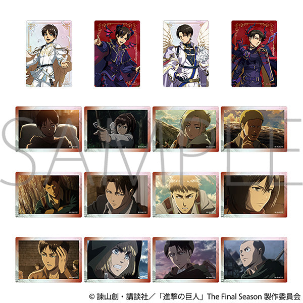 (Goods - Card) Attack on Titan Iridescent Art Collection (Blind Box -Single)