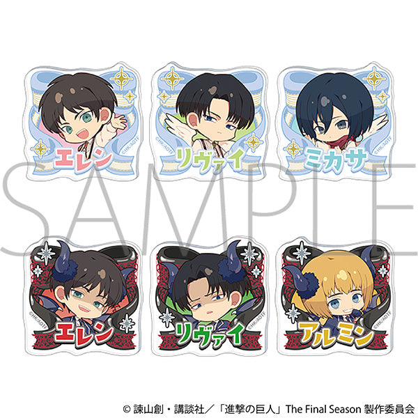 (Goods - Badge) Attack on Titan Acrylic Badge Collection / Angel and Devil (Blind Box -Single)