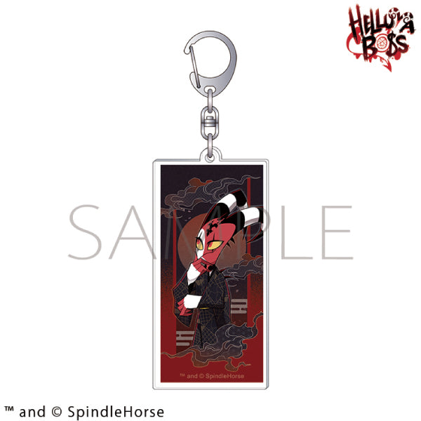 (Goods - Keychain) Helluva Boss Acrylic Keychain / Blitzo Kimono