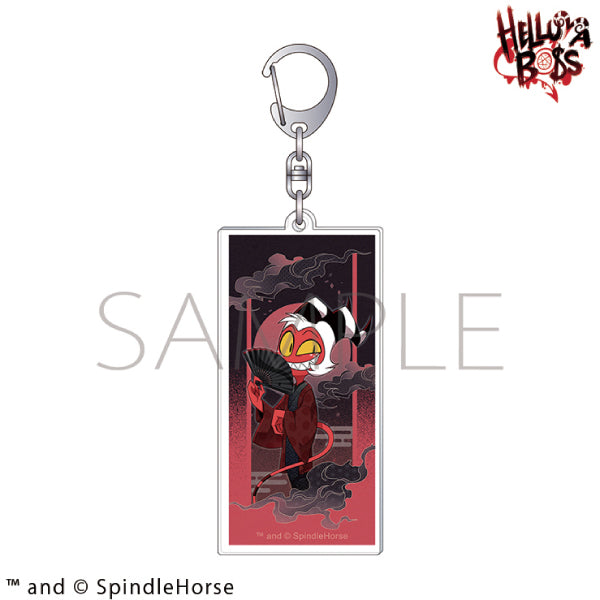(Goods - Keychain) Helluva Boss Acrylic Keychain / Moxxie Kimono