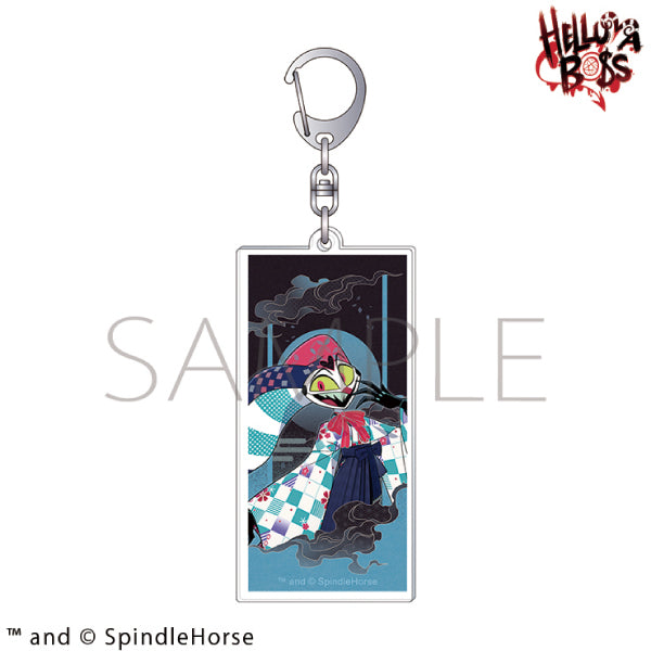 (Goods - Keychain) Helluva Boss Acrylic Keychain / Fizzarolli Kimono