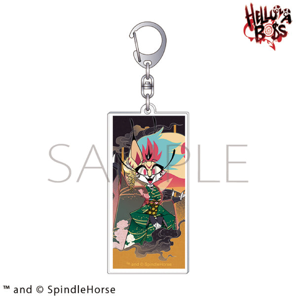 (Goods - Keychain) Helluva Boss Acrylic Keychain / Queen Bee Kimono