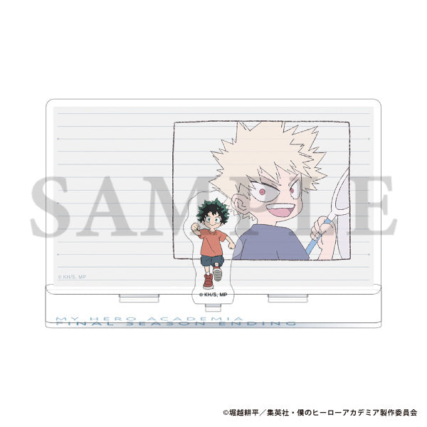(Goods - Acrylic Stand) My Hero Academia Anime Acrylic Diorama - FINAL SEASON ED Midoriya & Bakugo