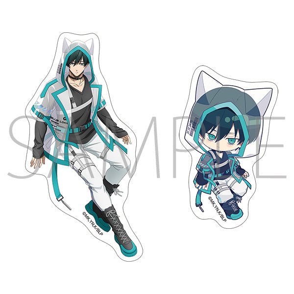 (Goods - Sticker) Blue Lock Season 2 Sticker Set / Rin Itoshi Cyber Cat