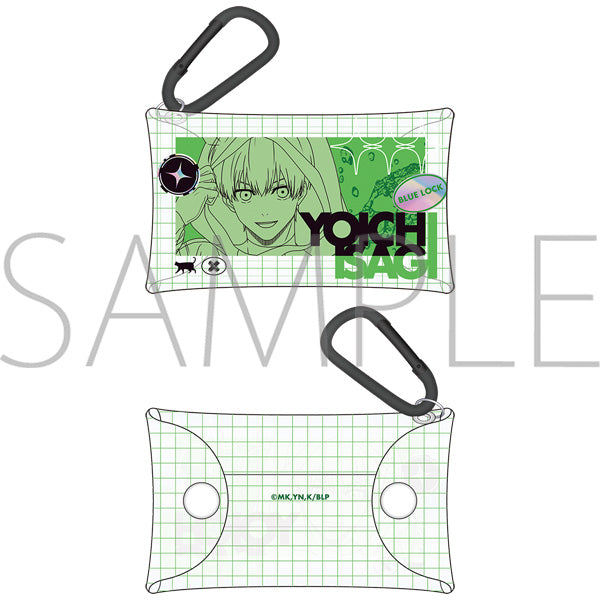 (Goods - Pouch) Blue Lock Season 2 Clear Pouch w/Carabiner / Yoichi Isagi Cyber Cat