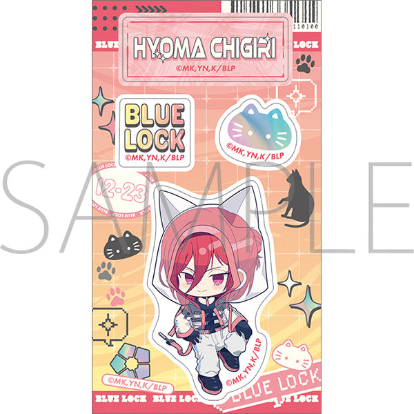 (Goods - Sticker) Blue Lock Season 2 Acrylic Die-cut Sticker / Hyoma Chigiri Cyber Cat