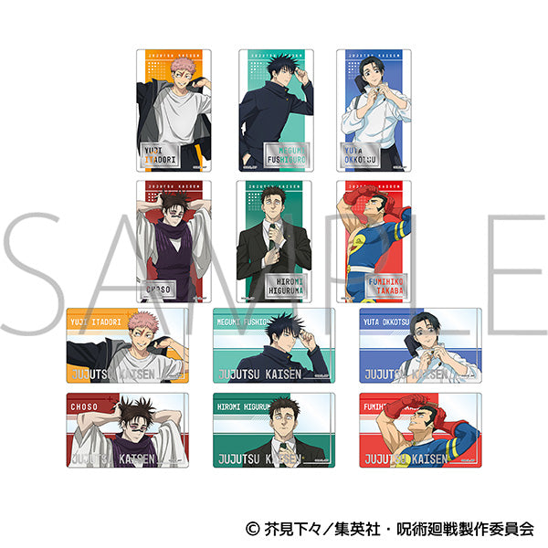 (Goods - Card) Jujutsu Kaisen Season 3 Foil Stamped Clear Card Collection / 12 Types Total (Blind Box -Single)