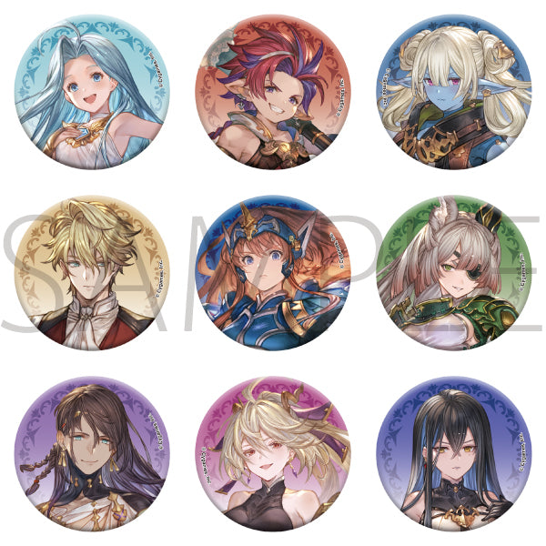(Goods - Badge) Granblue Fantasy Character Badge Collection (Blind Box -Single)