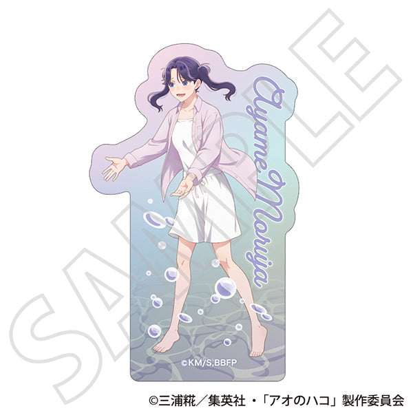 (Goods - Sticker) Blue Box Iridescent Sticker / Ayame Moriya ～Summer Colors～