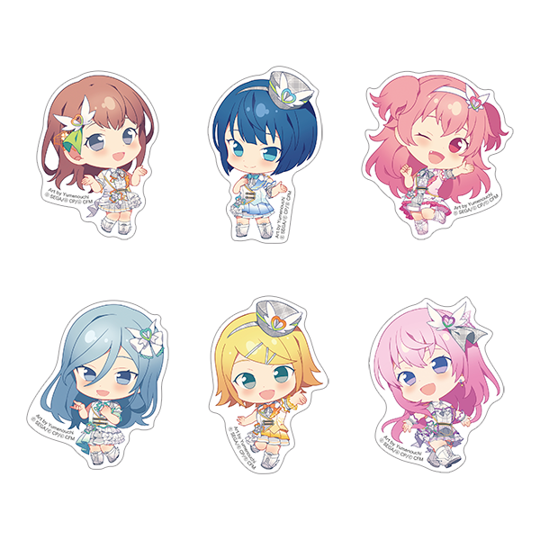 (Goods - Sticker) Hatsune Miku: Colorful Stage! Game Ver. Sticker Set - MORE MORE JUMP!