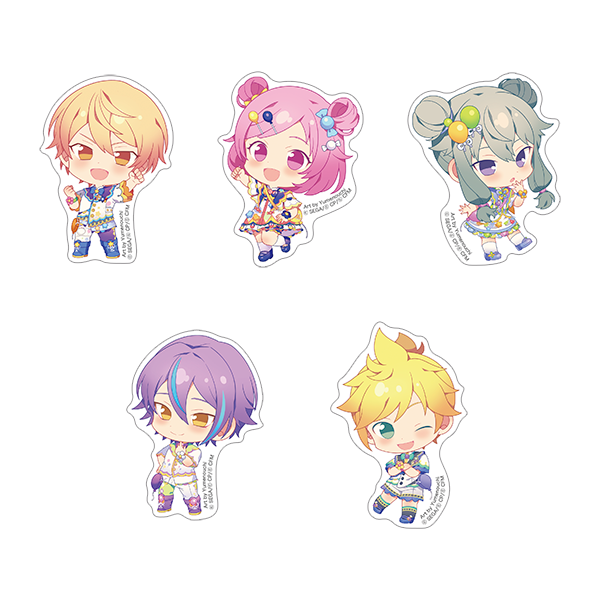 (Goods - Sticker) Hatsune Miku: Colorful Stage! Game Ver. Sticker Set - Wonderlands x Showtime