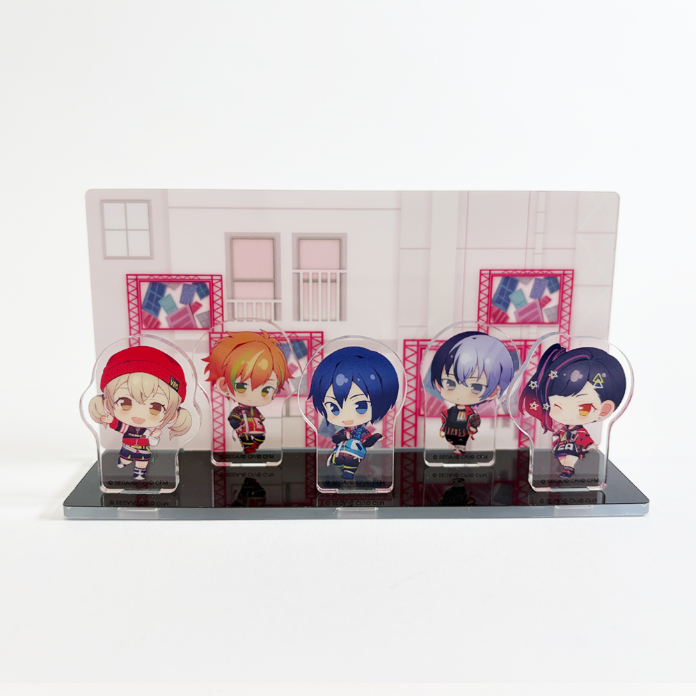 (Goods - Acrylic Stand) Hatsune Miku: Colorful Stage! Game Ver. Acrylic Diorama - Vivid BAD SQUAD