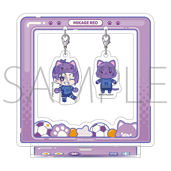 (Goods - Acrylic Stand) Blue Lock Season 2 withCAT illustration Ver. Yurayura Acrylic Stand / Reo Mikage