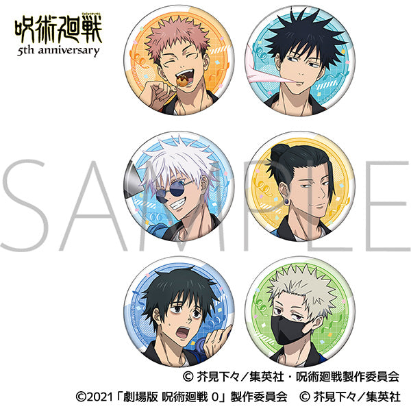 (Goods - Badge) Jujutsu Kaisen 5th Anniversary Chara Badge Collection (Blind Box -Single)