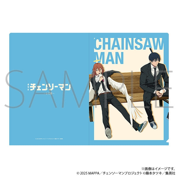 (Goods - Clear File) Chainsaw Man Clear File Aki Hayakawa & Angel Devil