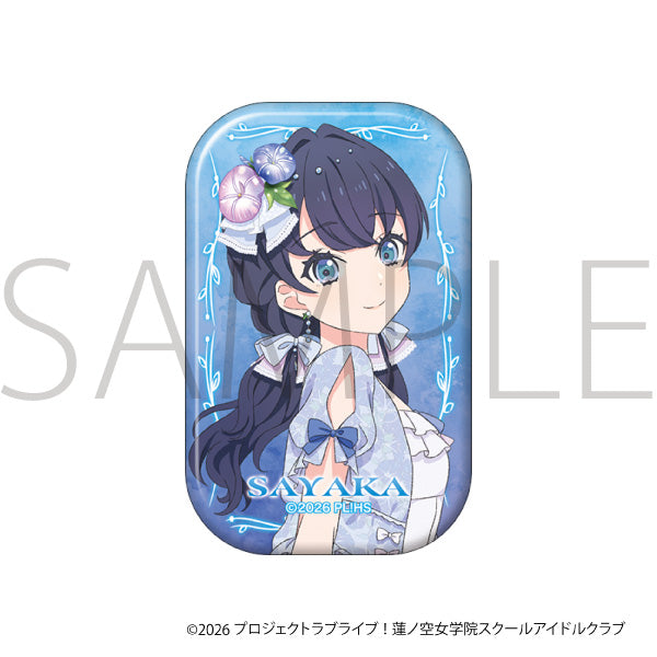 (Goods - Badge) Love Live! Hasu no Sora Jogakuin School Idol Club Square Chara Badge / Sayaka Murano