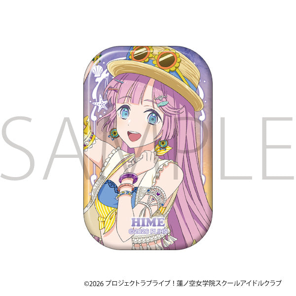 (Goods - Badge) Love Live! Hasu no Sora Jogakuin School Idol Club Square Chara Badge / Hime Anyoji