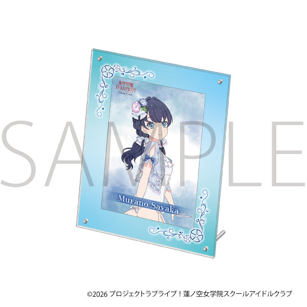 (Goods - Set) Love Live! Hasu no Sora Jogakuin School Idol Club Acrylic Photo Frame & Bromide Set / Sayaka Murano