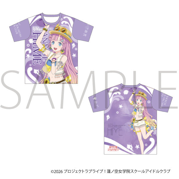 (Goods - Shirt) Love Live! Hasu no Sora Jogakuin School Idol Club Full Graphic T-shirt / Hime Anyoji