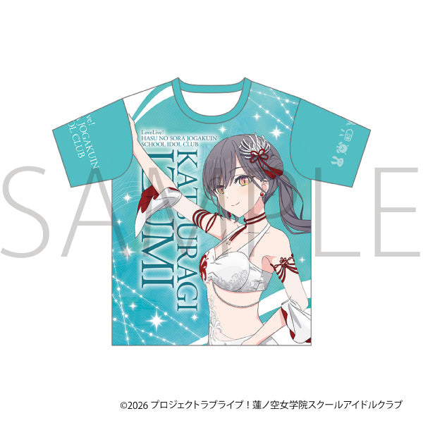 (Goods - Shirt) Love Live! Hasu no Sora Jogakuin School Idol Club Full Graphic T-shirt / Izumi Katsuragi