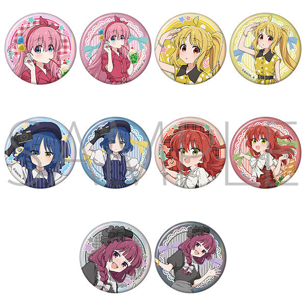 (Goods - Badge) Bocchi the Rock! Chara Badge Collection / Retro-Chic Girls (Blind Box -Single)