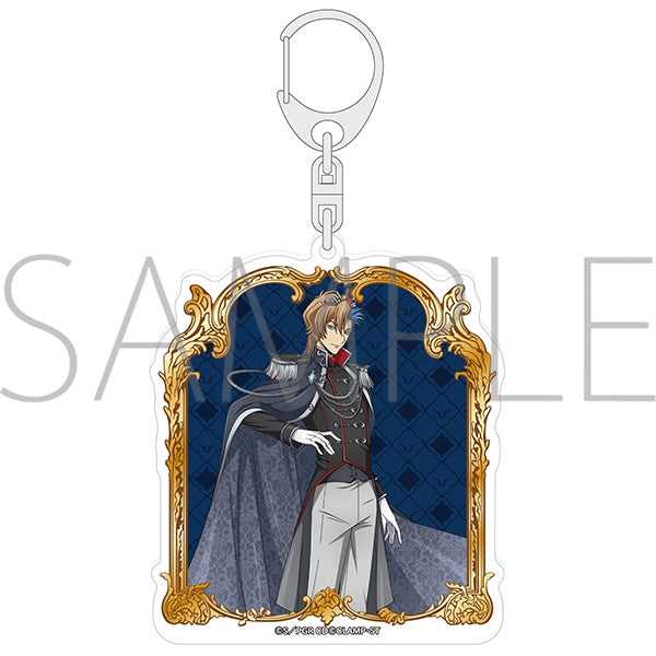 (Goods - Keychain) CODE GEASS Glitter Acrylic Keychain Ash