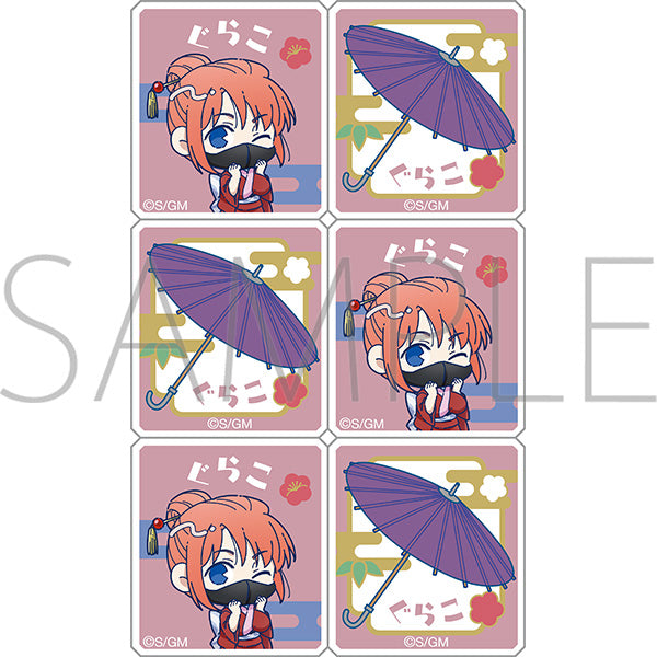 (Goods - Sticker) Gintama Acrylic Block Sticker / Gurako