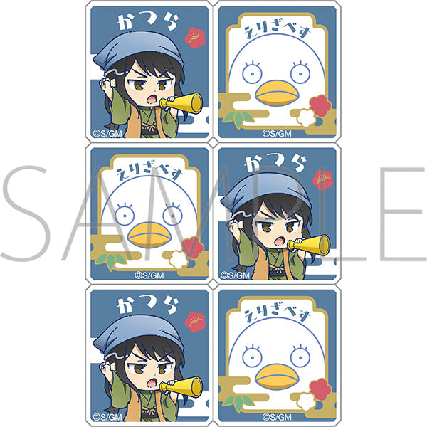 (Goods - Sticker) Gintama Acrylic Block Sticker / Kotaro Katsura
