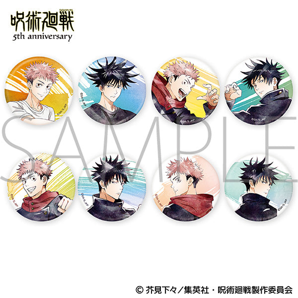 (Goods - Badge) Jujutsu Kaisen 5th Anniversary Chara Badge Collection / Shibuya Incident Art-Pic (Blind Box -Single)