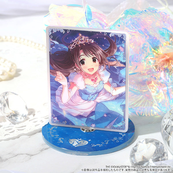 (Goods - Acrylic Stand) THE IDOLM@STER Cinderella Girls Revolving Acrylic Stand / Uzuki Shimamura