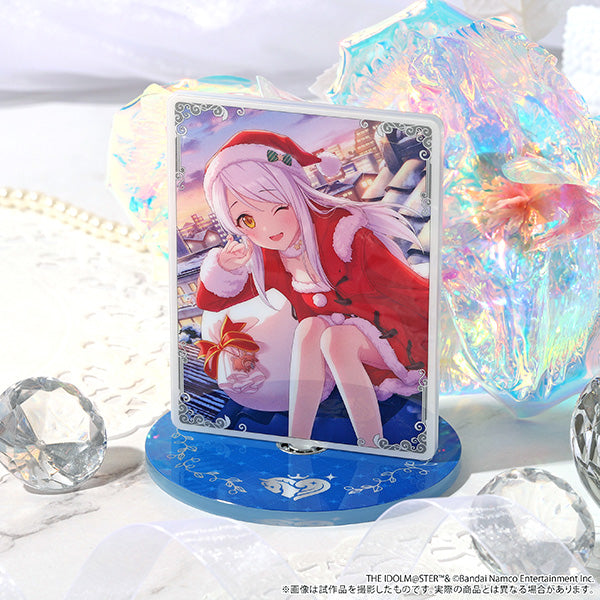 (Goods - Acrylic Stand) THE IDOLM@STER Cinderella Girls Revolving Acrylic Stand / Eve Santa Claus