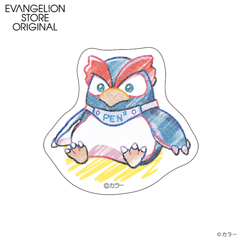 (Goods - Sticker) Evangelion EVA STORE Original Die-cut Sticker - Pen Pen (Pencil Art)
