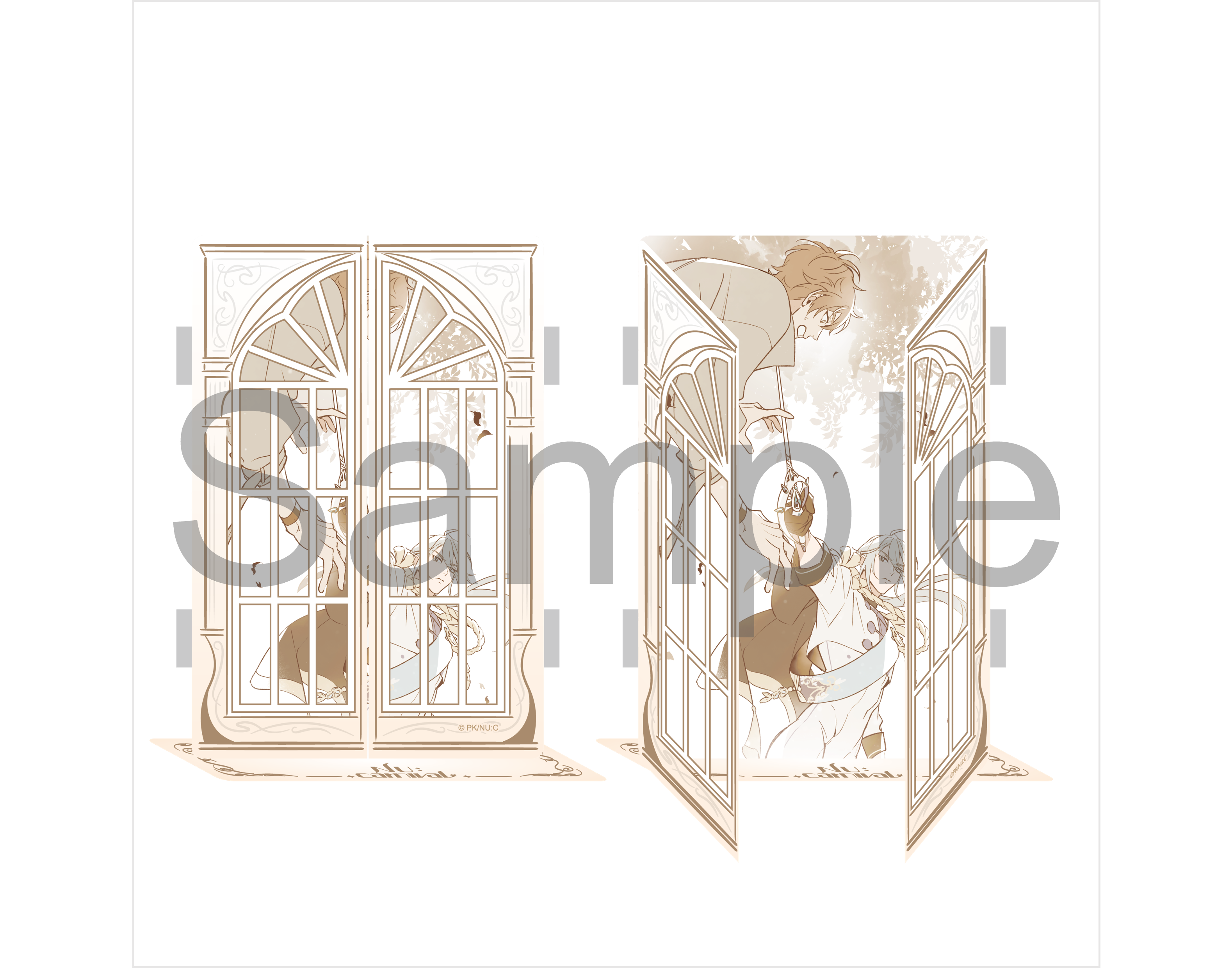 (Goods - Acrylic Stand) NU: Carnival Acrylic Stand With Display Window Eiden & Edmond