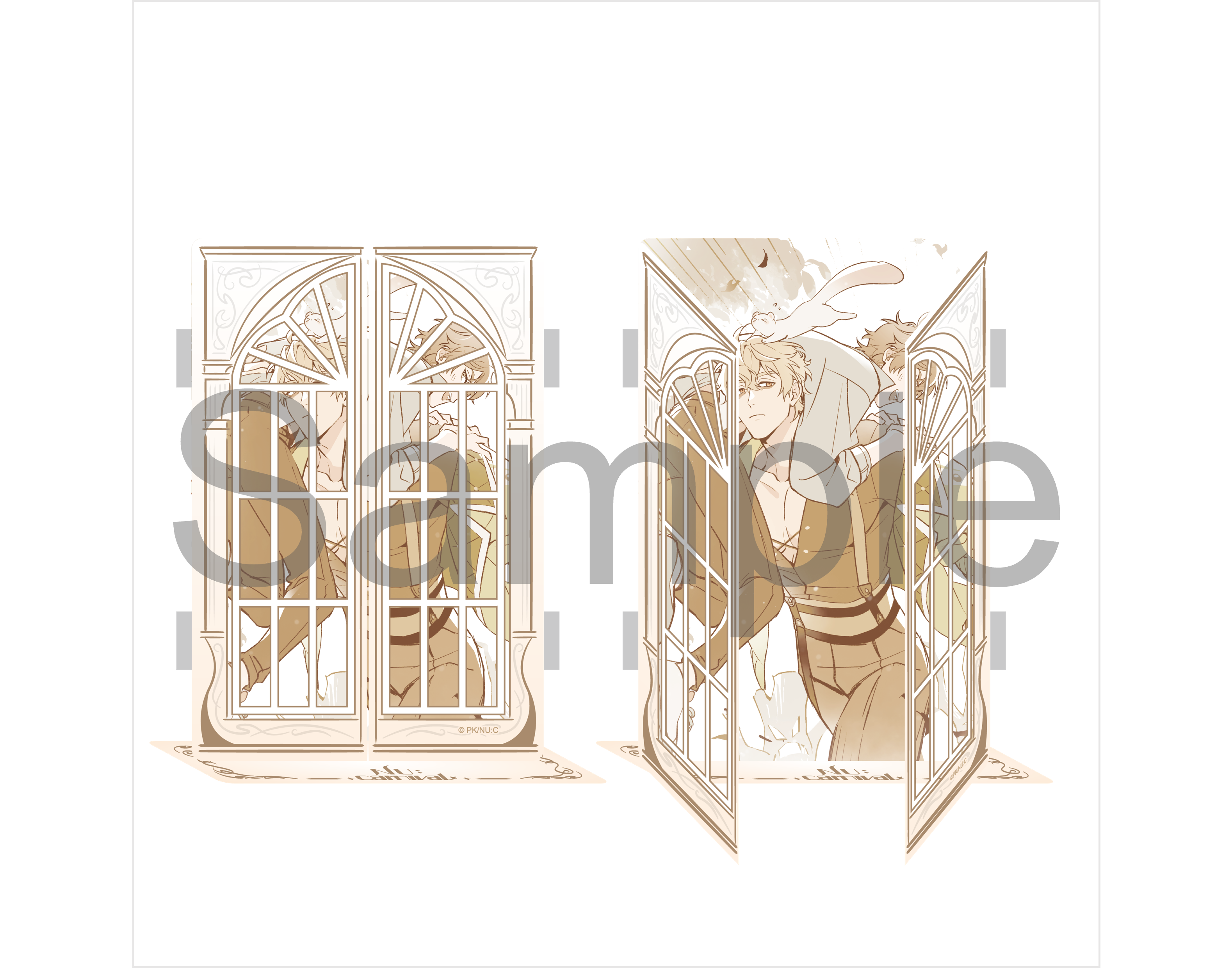 (Goods - Acrylic Stand) NU: Carnival Acrylic Stand With Display Window Eiden & Quincy