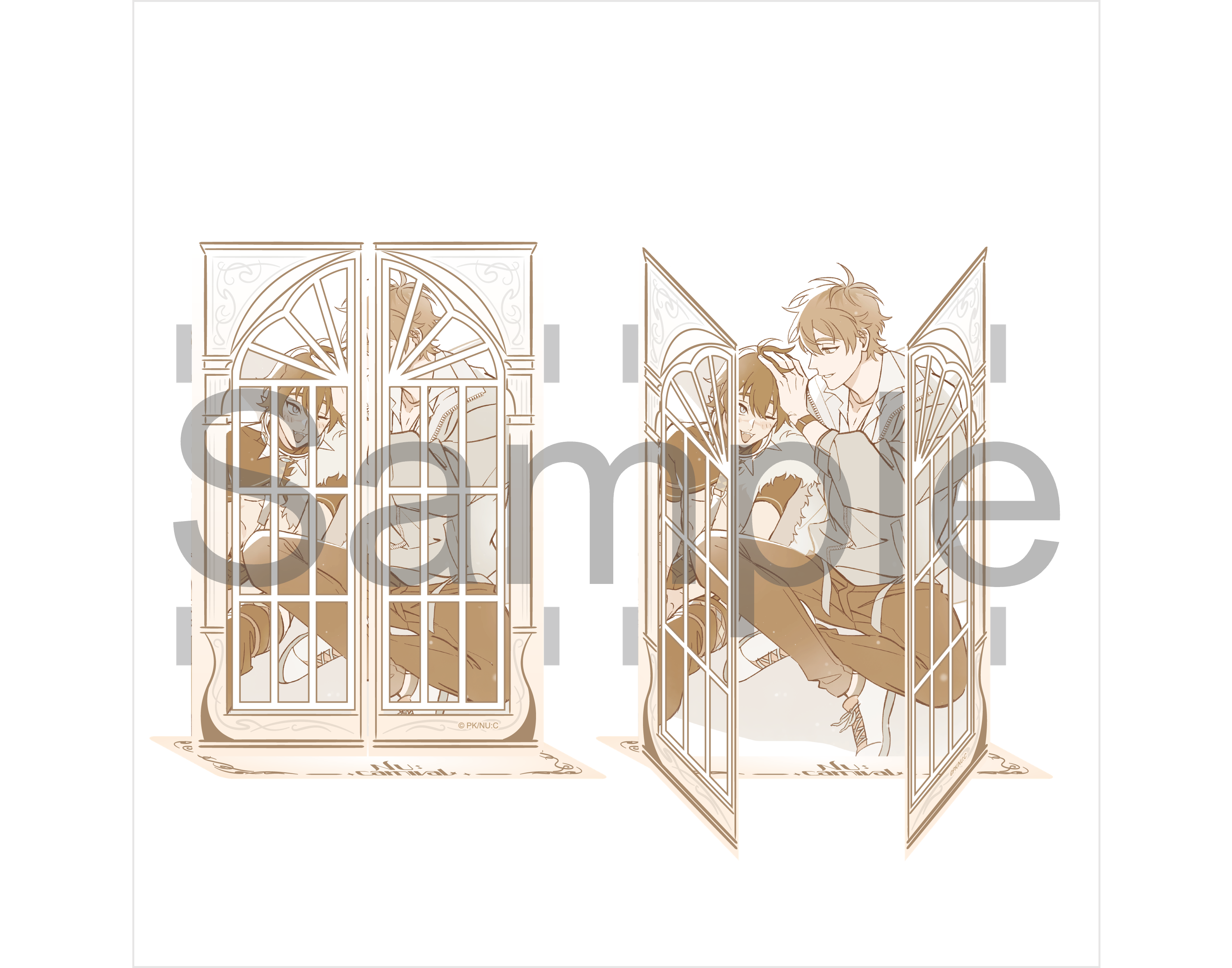(Goods - Acrylic Stand) NU: Carnival Acrylic Stand With Display Window Eiden & Garu